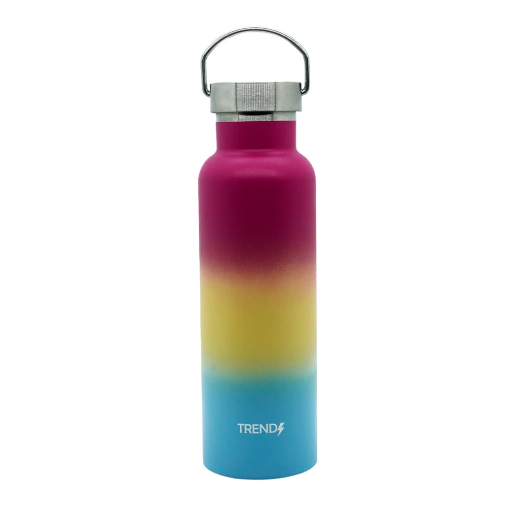 Botella Termo 500ml Acero Inoxidable — Amarillo