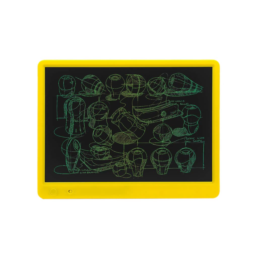 Pizarra Mágica Led T-go Tablero Dibujo Digital Para Niños 15 pulgadas — Amarillo