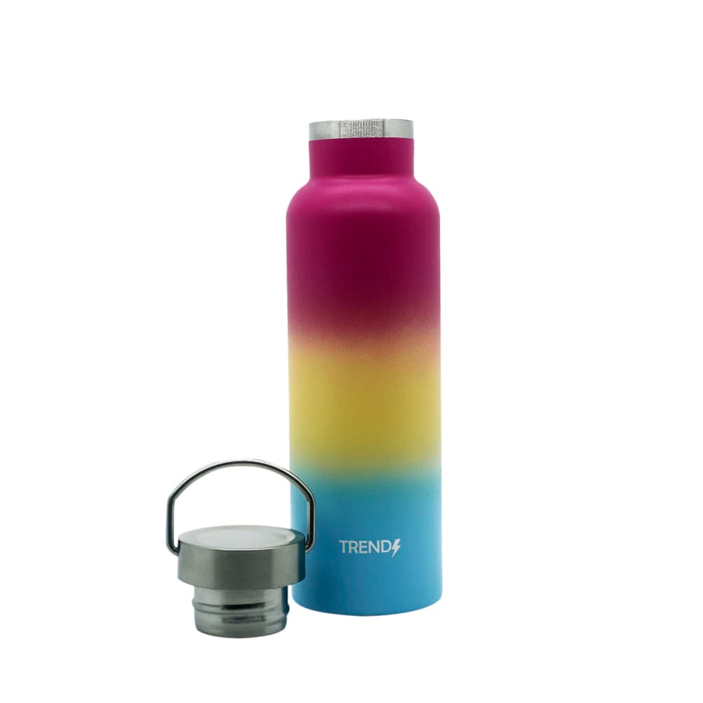 Botella Termo 500ml Acero Inoxidable — Amarillo