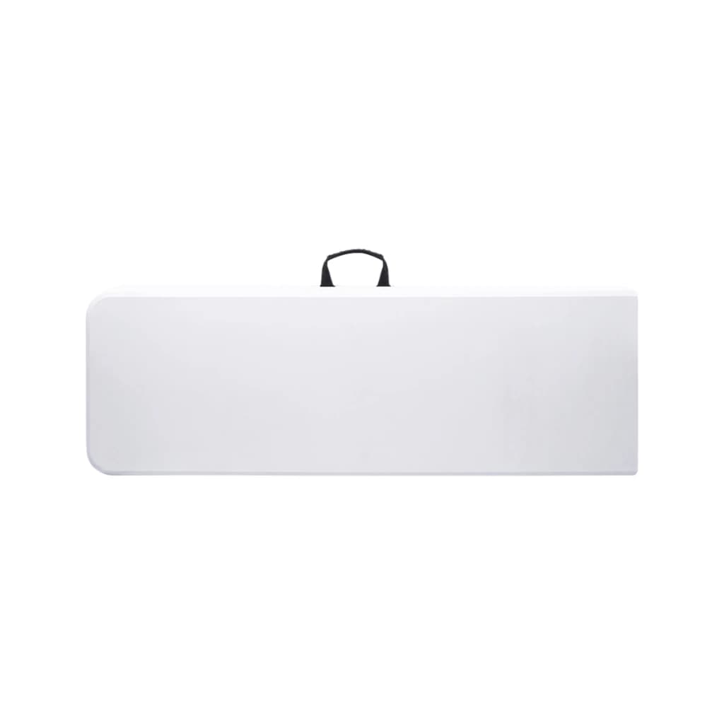 Banco Plegable 1.83 Mts T-GO de Aluminio | Soporta 200kg — Blanco
