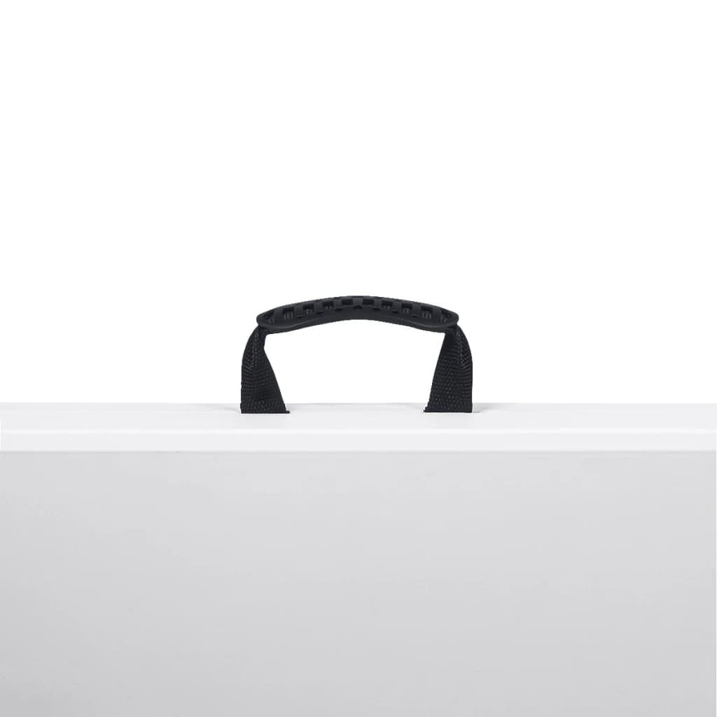 Banco Plegable 1.83 Mts T-GO de Aluminio | Soporta 200kg — Blanco
