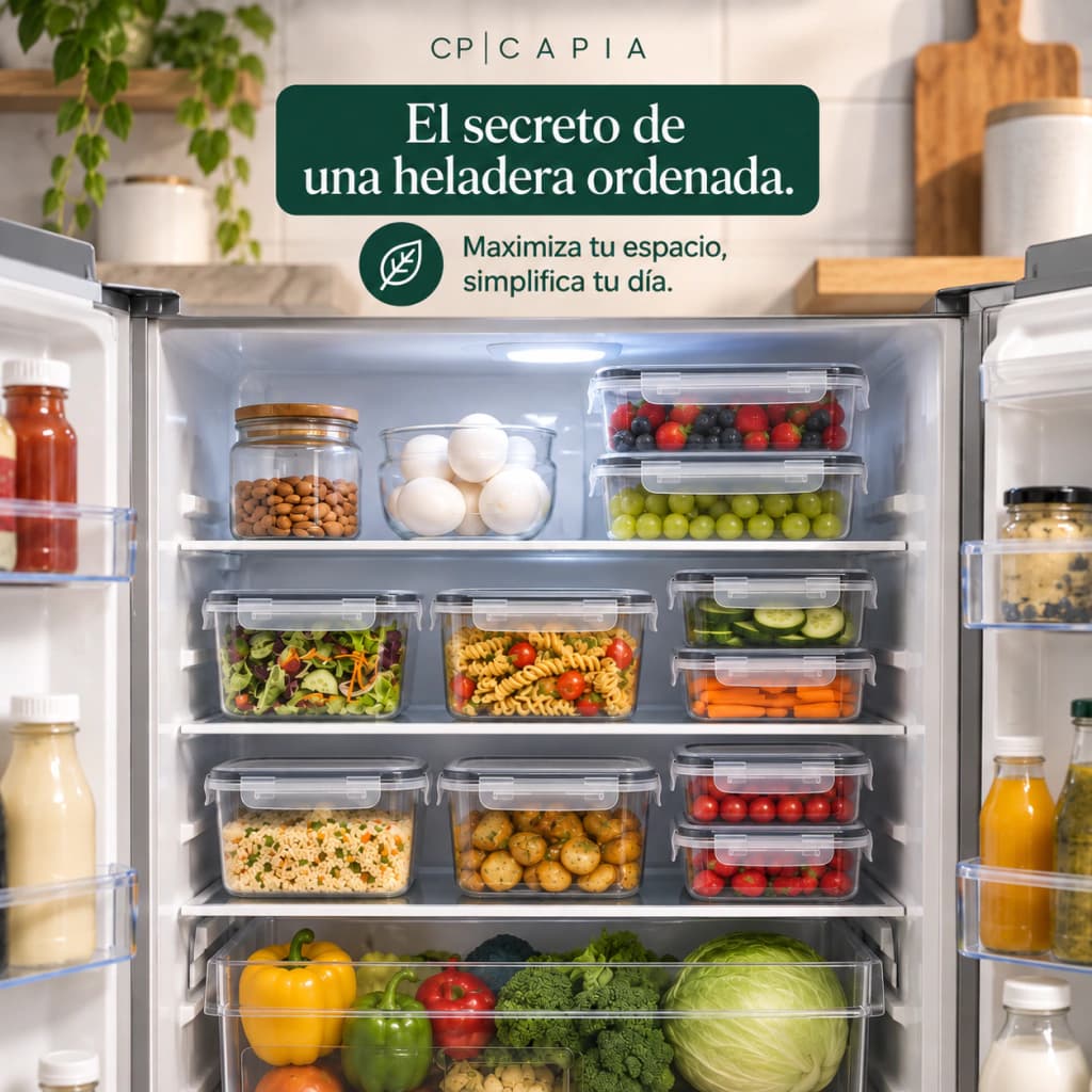 Set x24 Tápers Herméticos Capia BPA Free + Etiquetas y Marcador