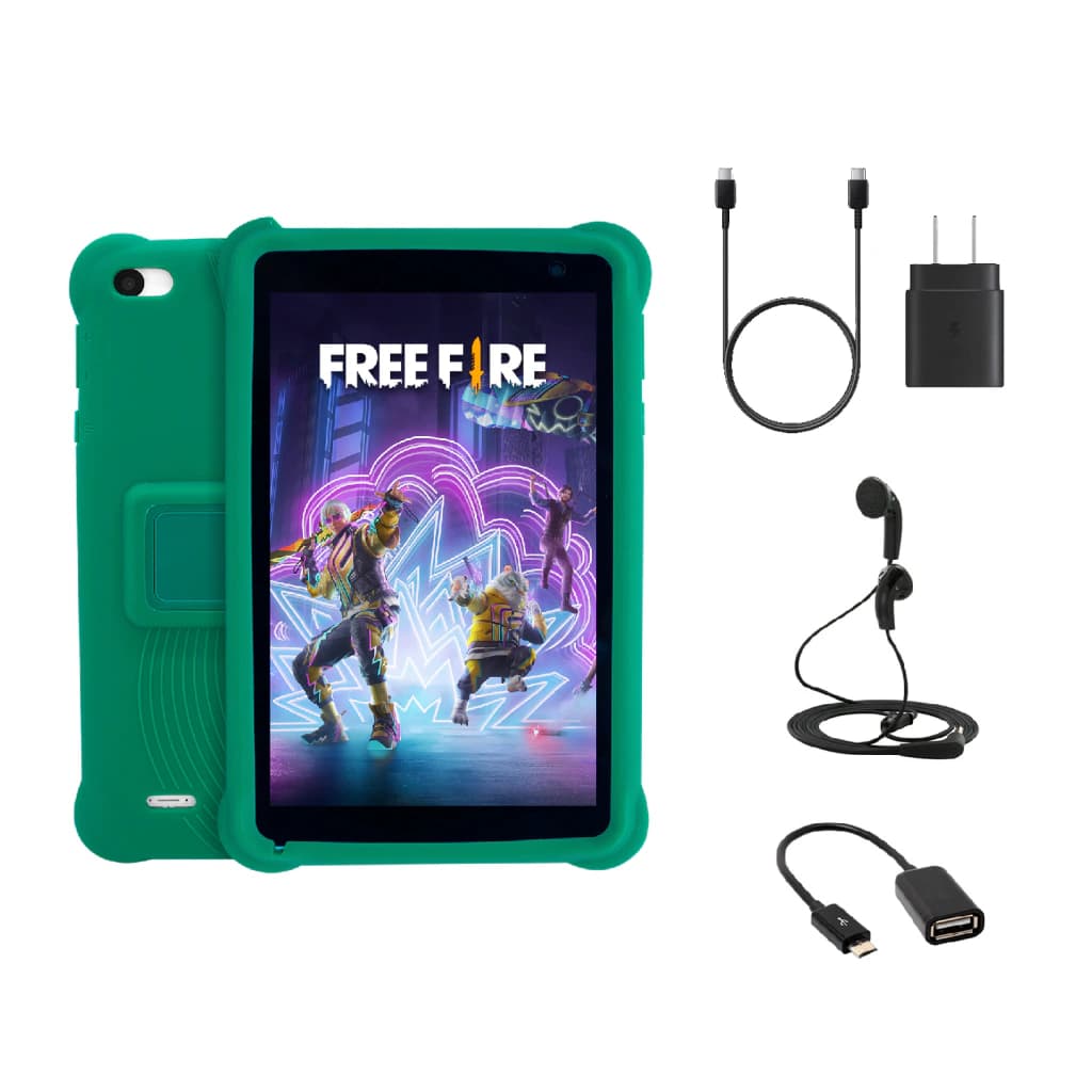 Tablet T-go Outlet 7 Pulgadas Kids 4gb 64gb Funda + Regalos (Reacondicionado) — Verde