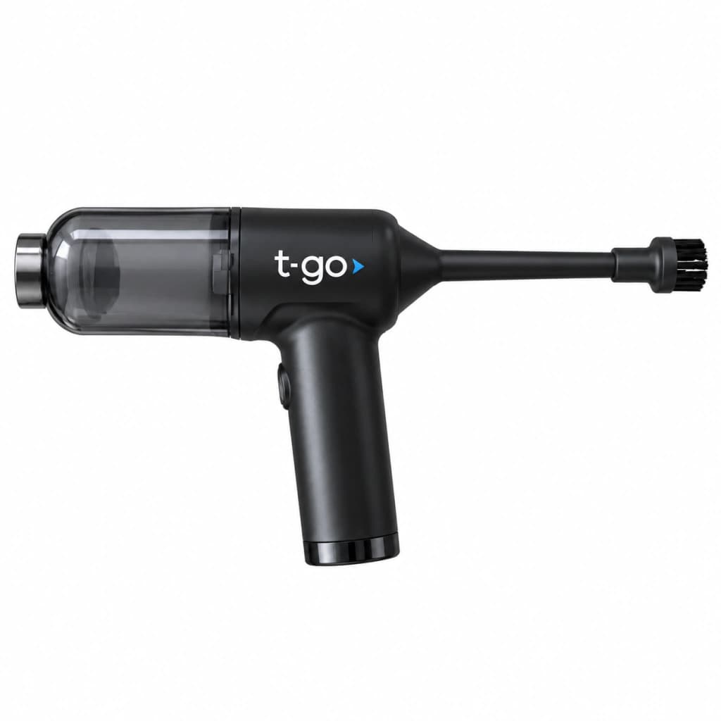 Aspiradora De Mano Inalámbrica T-GO 5 en 1 Sopladora Inflador Base Imantada