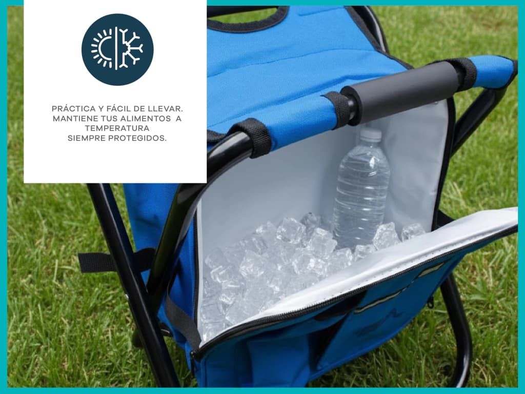 Silla banco Discovery 3 en 1: asiento, mochila y banco.