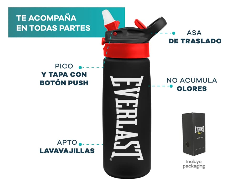 Combo Universitario: Mochila T-go Portanotebook + Botella Everlast