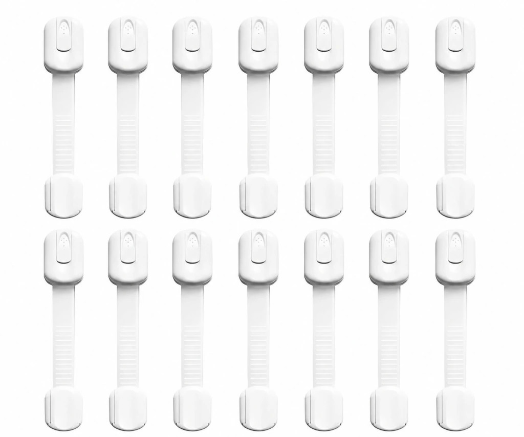 Pack x12 Trabas de Seguridad para Bebés Ajustables 3M