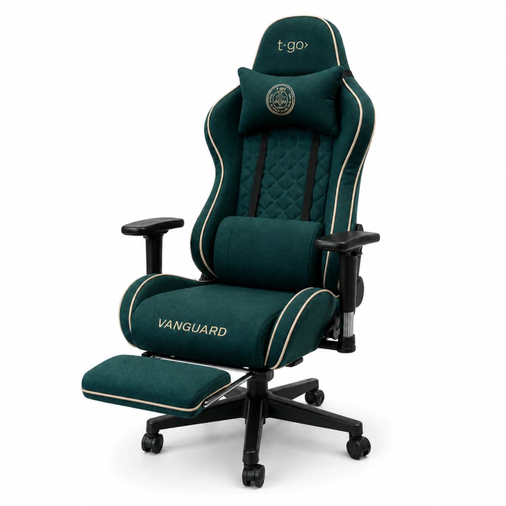 Sillas Gamer Vanguard T-go Ergonómica | Escritorio — Verde Inglés