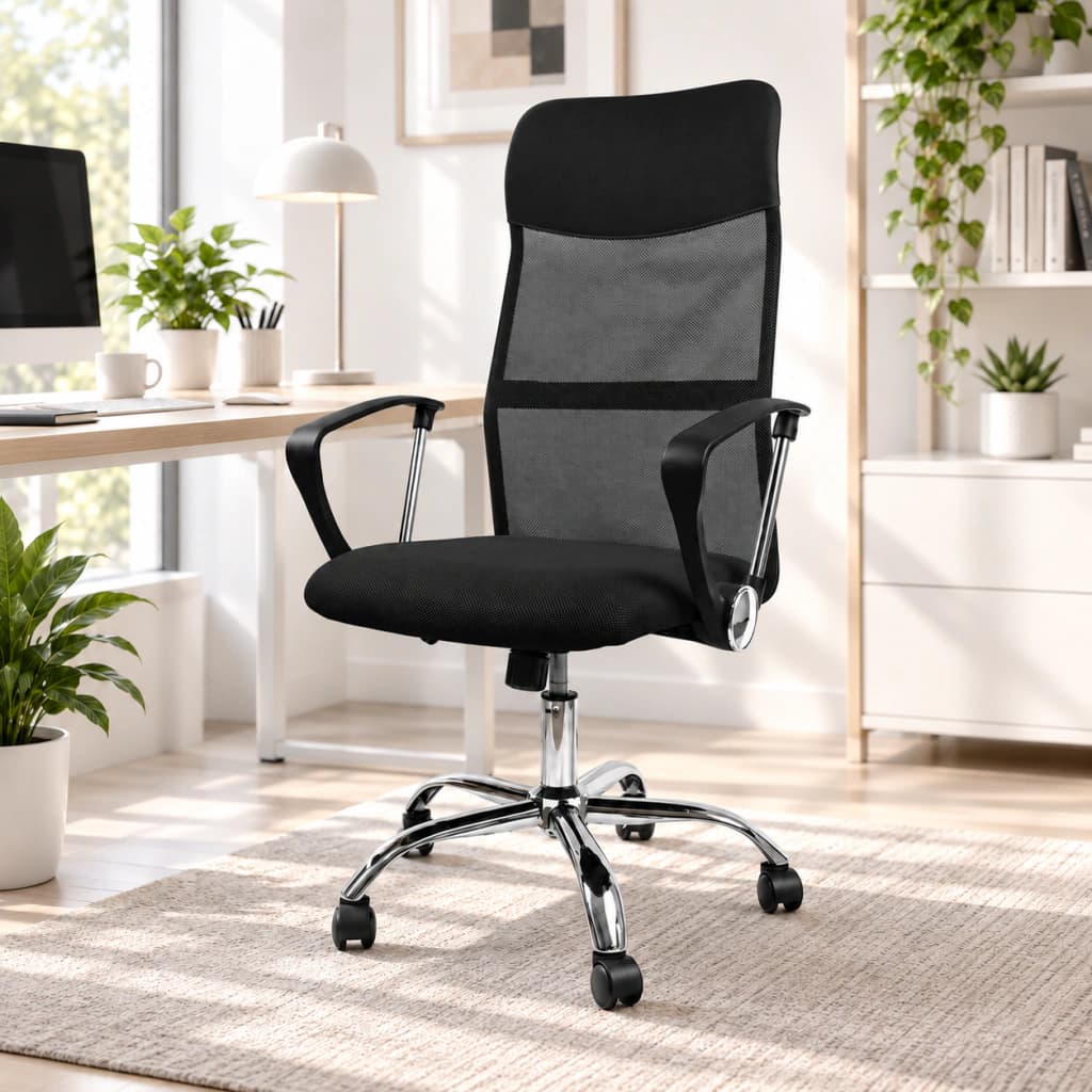 Silla De Escritorio Eclipse — Negro