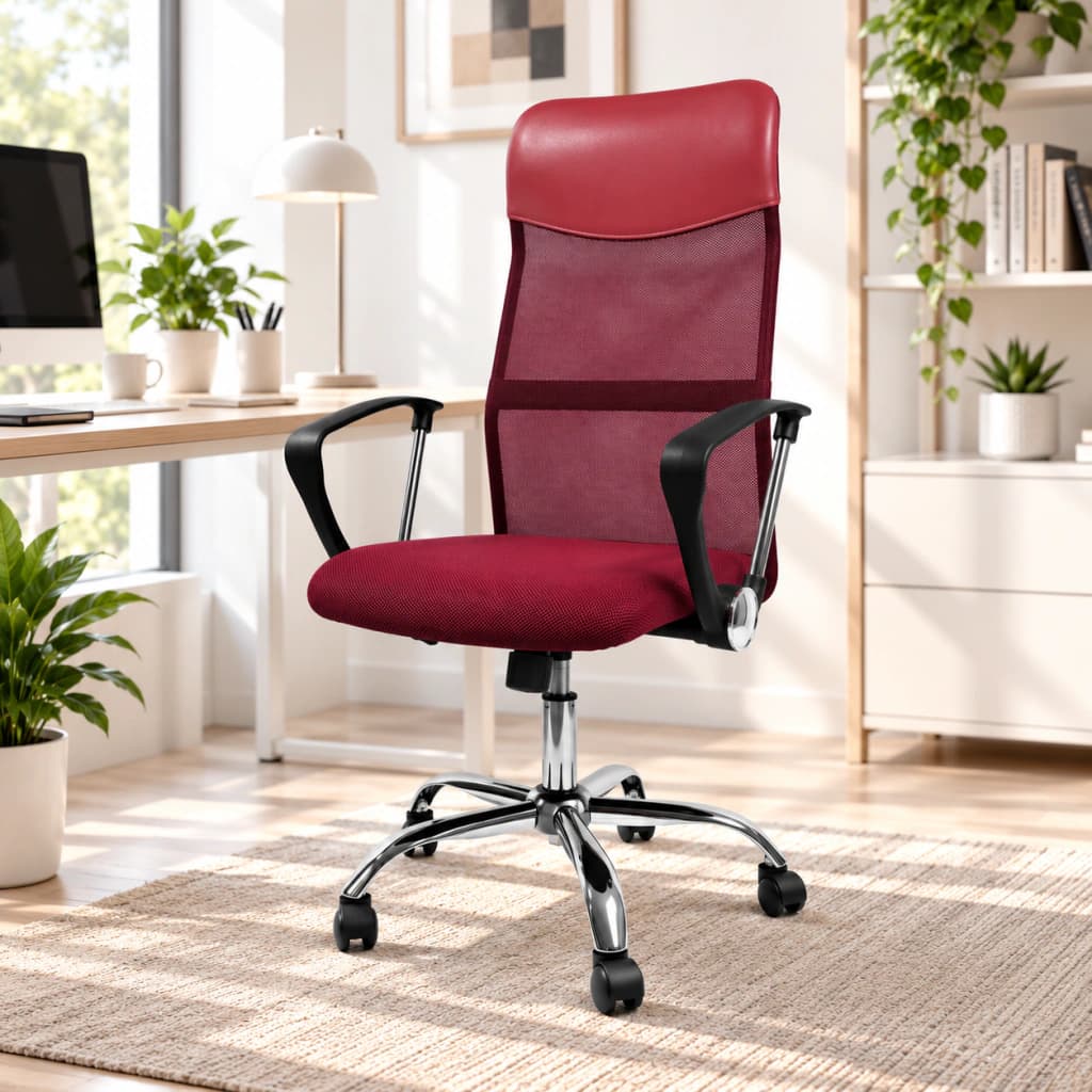 Silla De Escritorio Eclipse — Bordó