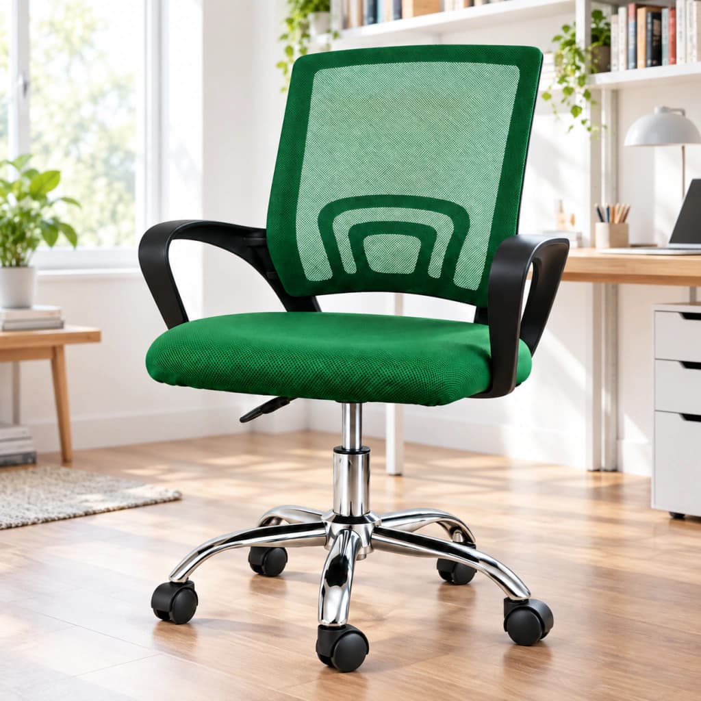 Silla De Escritorio Orion — Verde / Malla