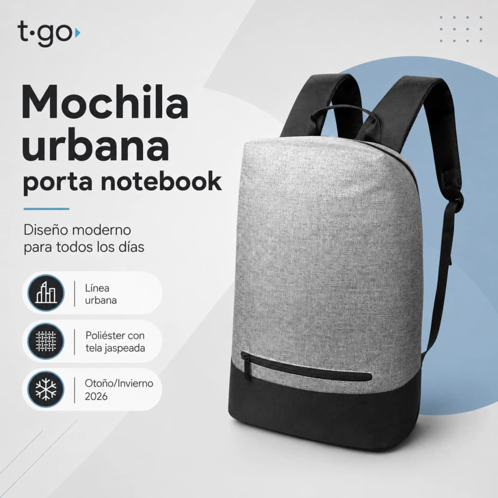 Mochila Urbana T-go AB03 Deportiva | Portanotebook 15.