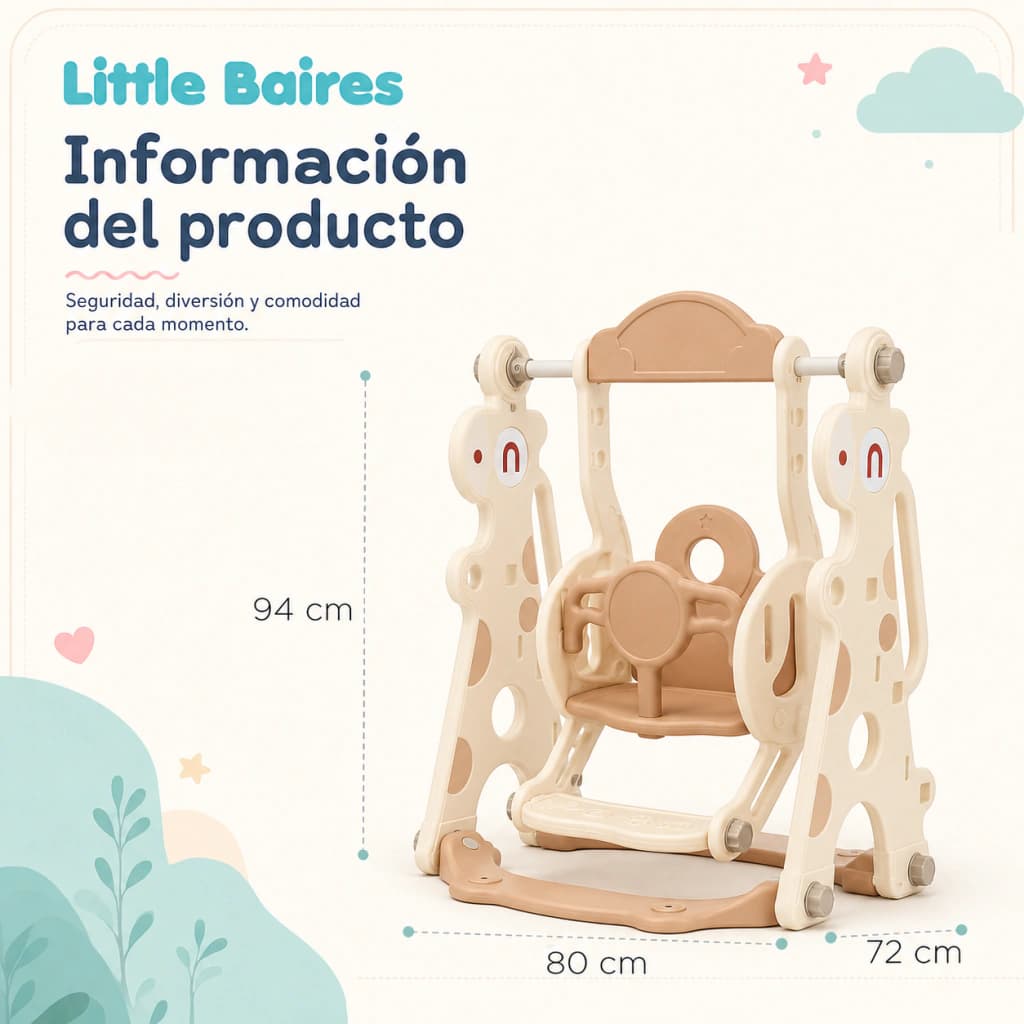 Hamaca Infantil Premium para Bebés | Interior y Exterior
