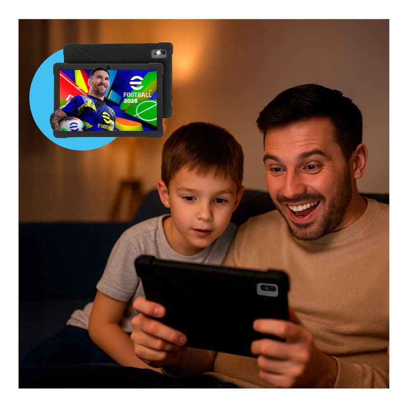 Tablet 10 Pulgadas Gamer 64gb 4gb Ram Android 13 + Funda — Dark grey