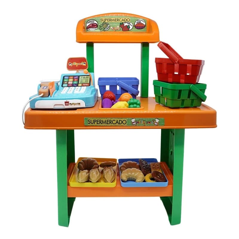 Supermercado Infantil + Caja Registradora con Sonido Lionel's — Juego Simbólico