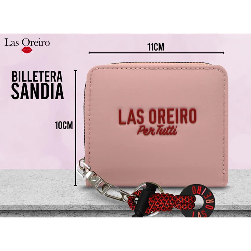 Billetera Las Oreiro Per Tutti con Llavero Desmontable – Nylon Premium — Mint 27886 / Oreiro Love