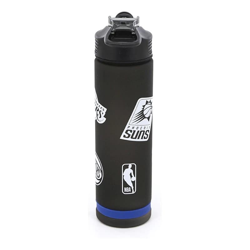 Botella Deportiva NBA 850ml Antiderrame Libre de BPA con Asa y Pico Rebatible