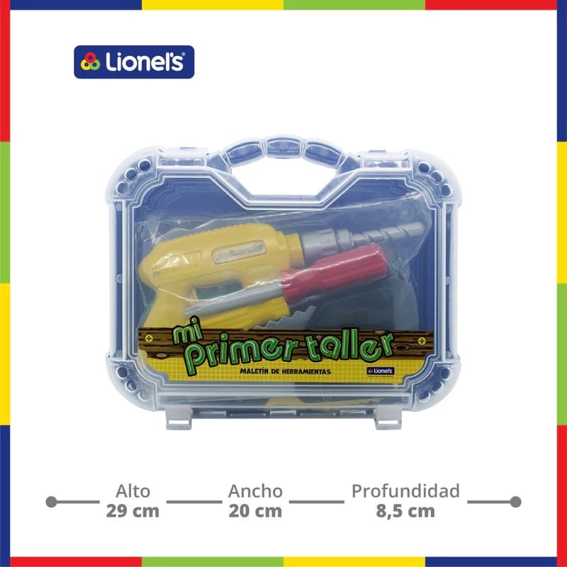 Set Maletín de Herramientas de Juguete Lionel's — Juego de Rol para Niños — Azul