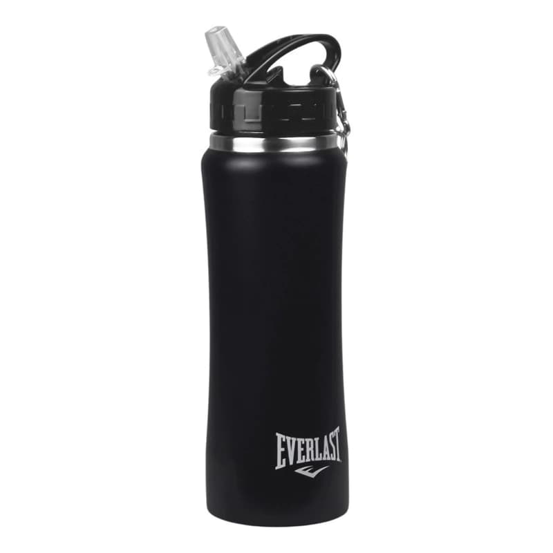 Botella Térmica D Agua Acero Inoxidable Pico Sport Deportiva — Negro