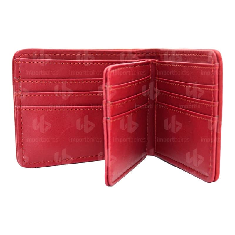 Billetera Everlast Eco Cuero Hombre Estampada 12 Tarjetas Caja Regalo