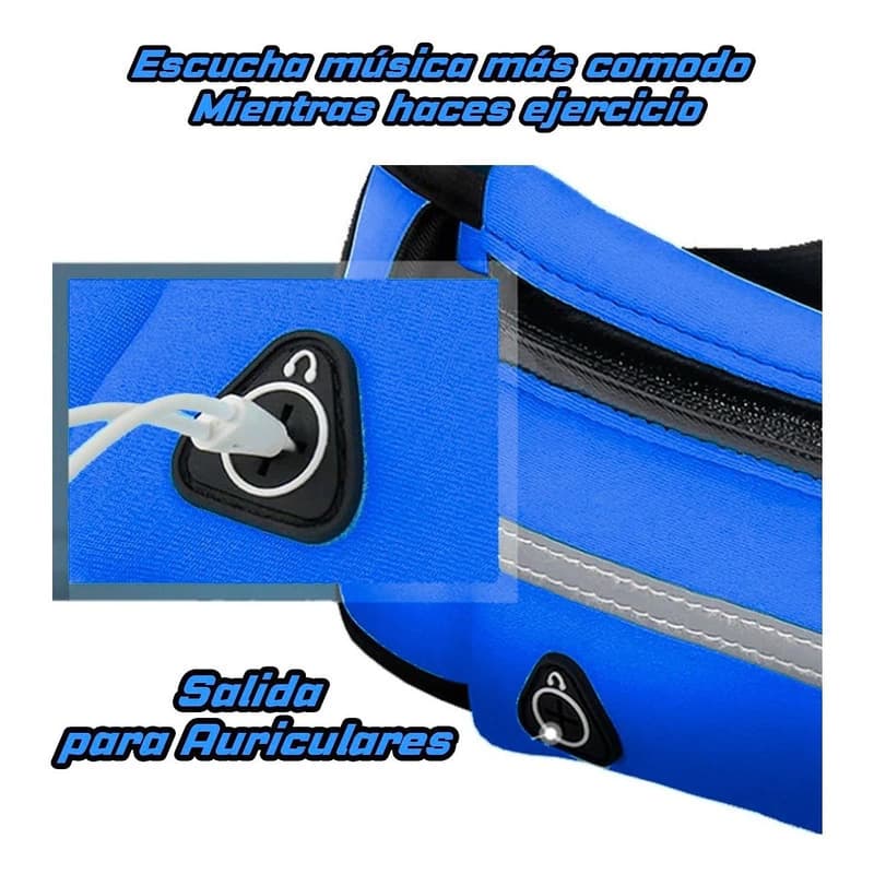 Riñonera Deportiva Everlast Running Expandible Neopreno Porta Celular