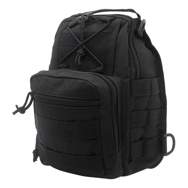 Morrales Bandoleras Hombre Con Bolsillos Regulable Cruzado — Plastico / Camuflado / Verde musgo