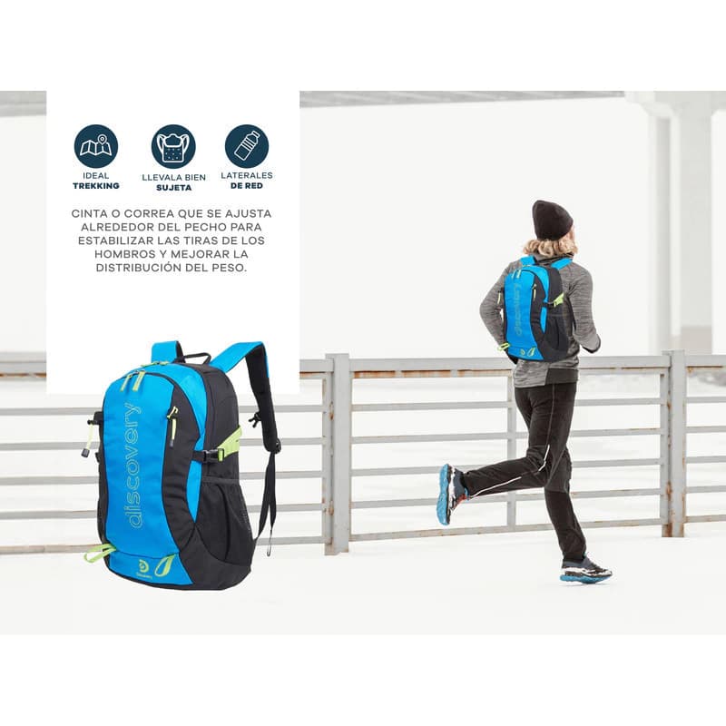 Mochila Discovery Urbana Camping 35L Portanotebook 15,6" Unisex
