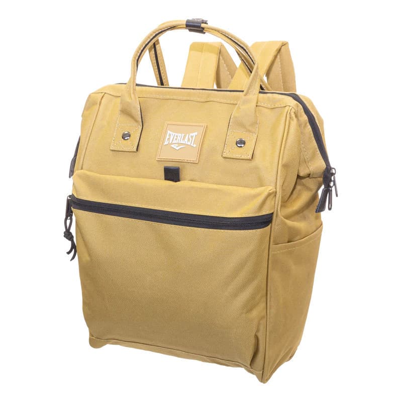 Mochila Boca de Pez Everlast Urbana Nylon Mujer | Notebook 15,6" y A4 — Kaky 22159 / Lisa