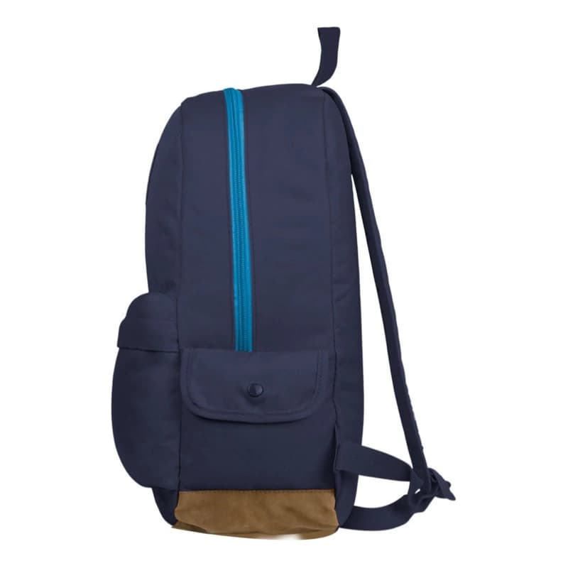 Mochila Urbana Everlast 45cm Poliéster Base Gamuzada Bolsillo Notebook 15.6" — Azul / Gamuzada