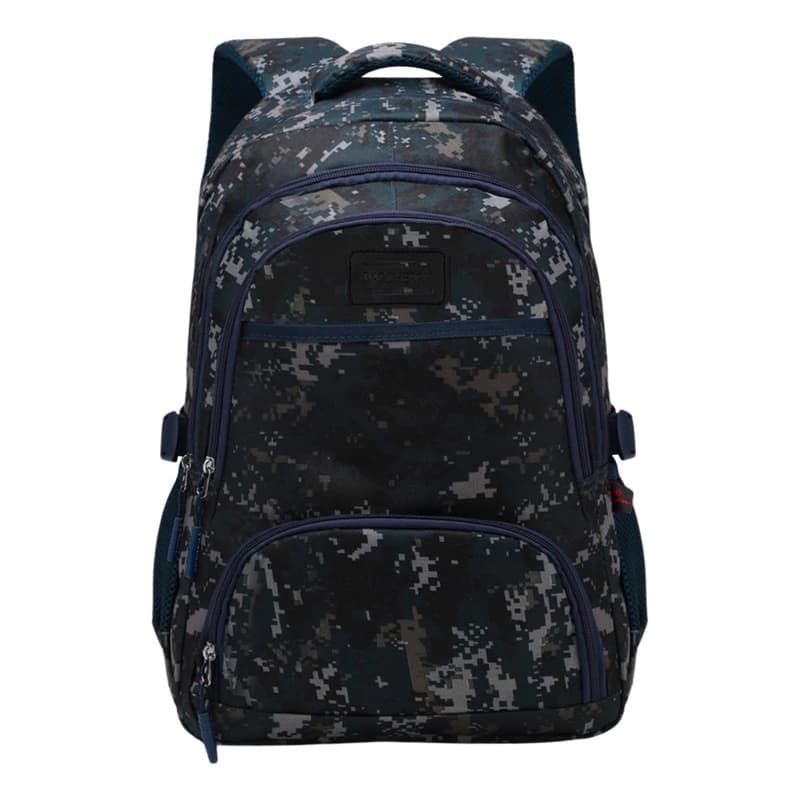 Mochila Camuflada Porta Notebook 15.6" Bagcherry Nylon Premium 25L — Azul / Camuflado