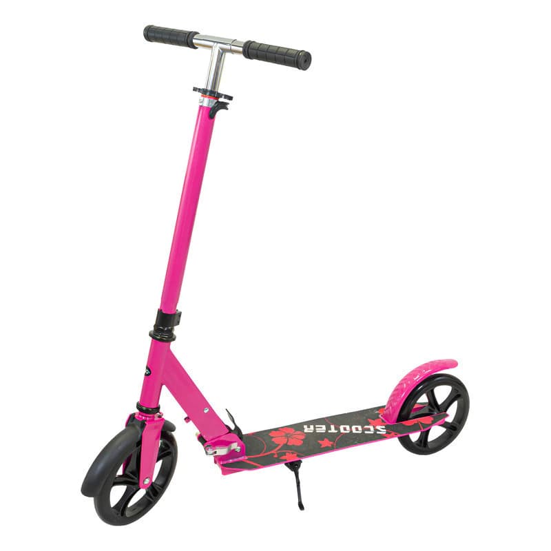 Monopatín Urbano T-go Plegable Reforzado Ruedas Abec7 — Rosa