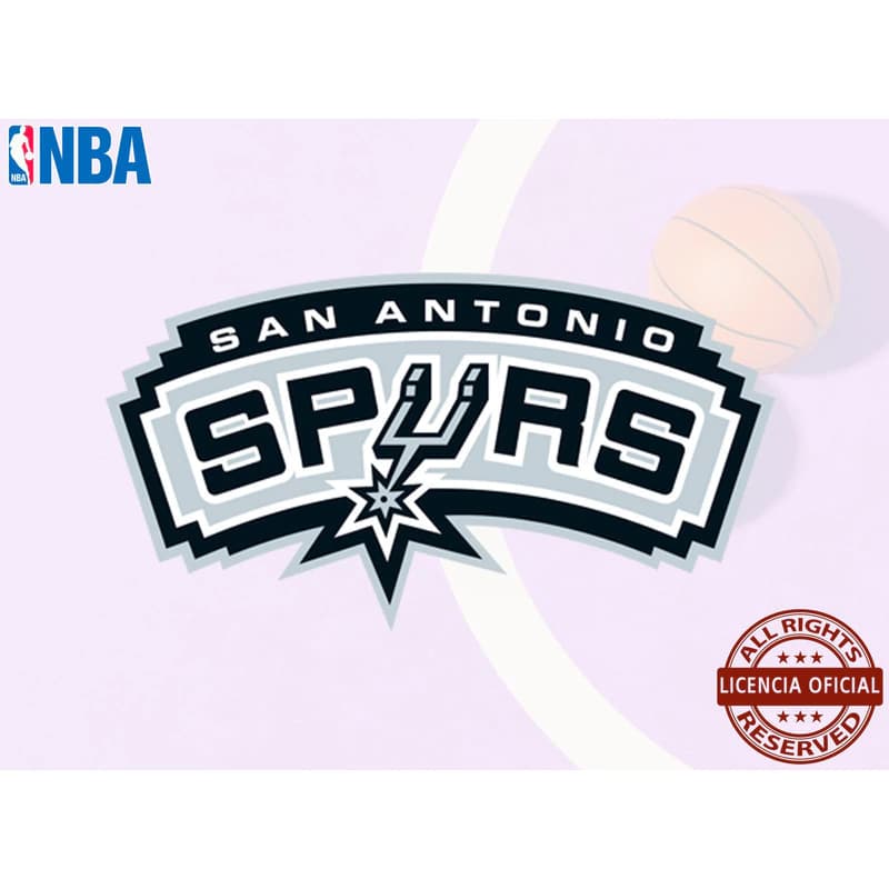 Bolso Deportivo Hombre Mujer Nba Original Bolsillo Lateral — Negro 16351 / SAN ANTONIO SPURS