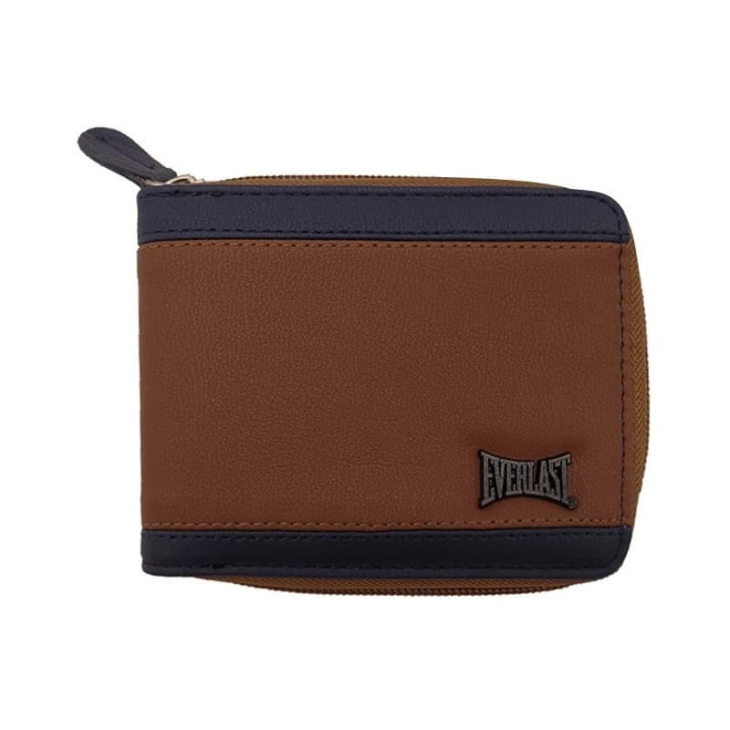 Billetera Everlast Cuero PU con Cierre | 6 Compartimentos para Tarjetas — Suela Cod 26868