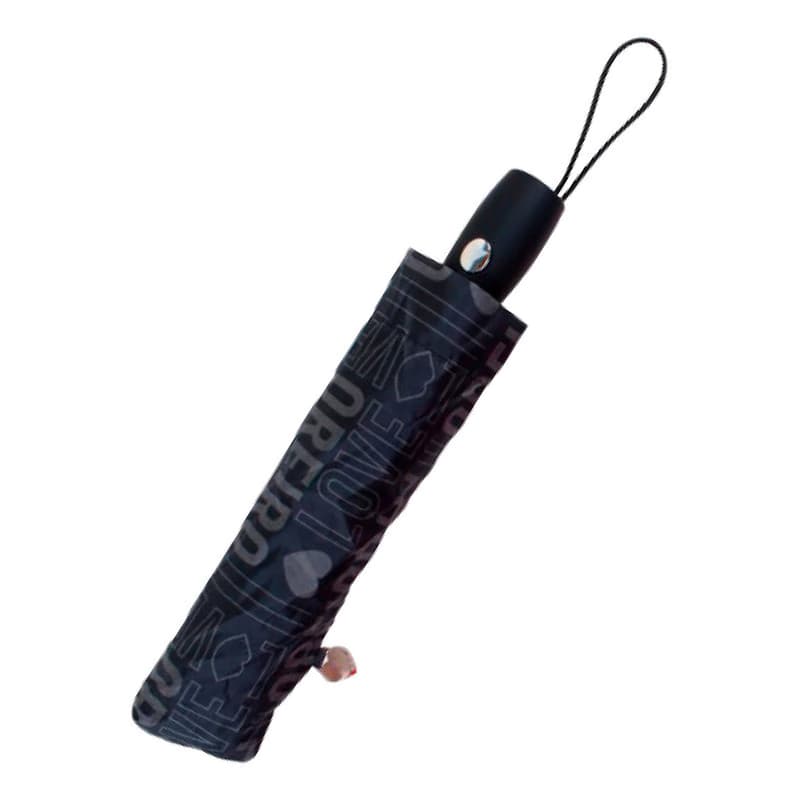 Paraguas Chico Hombre Mujer Reforzado Semi Automático Corto — Turquesa 6277 / Estampado
