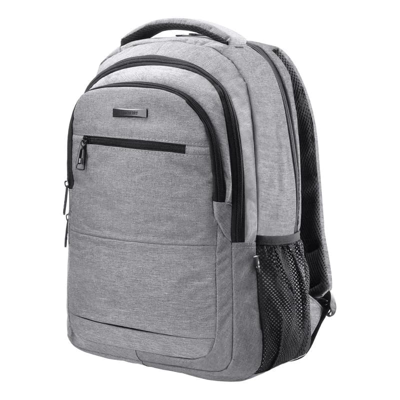 Mochila Bagcherry Urbana Unisex 430015 15.6 Para Notebook — Gris / Liso