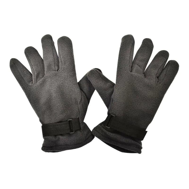 Guantes Polar Doble Forro con Velcro en Muñeca Bossi Unisex Invierno