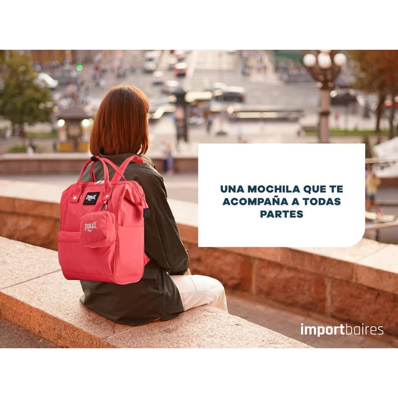 Mochila Urbana Everlast Boca de Pez Antirrobo con Monedero – Mujer