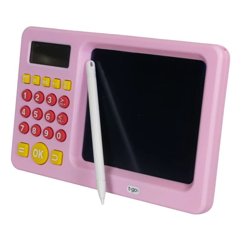Tablero Educativo Matemático Infantil T-Go | Pizarra de Cálculos para Niños — Celeste