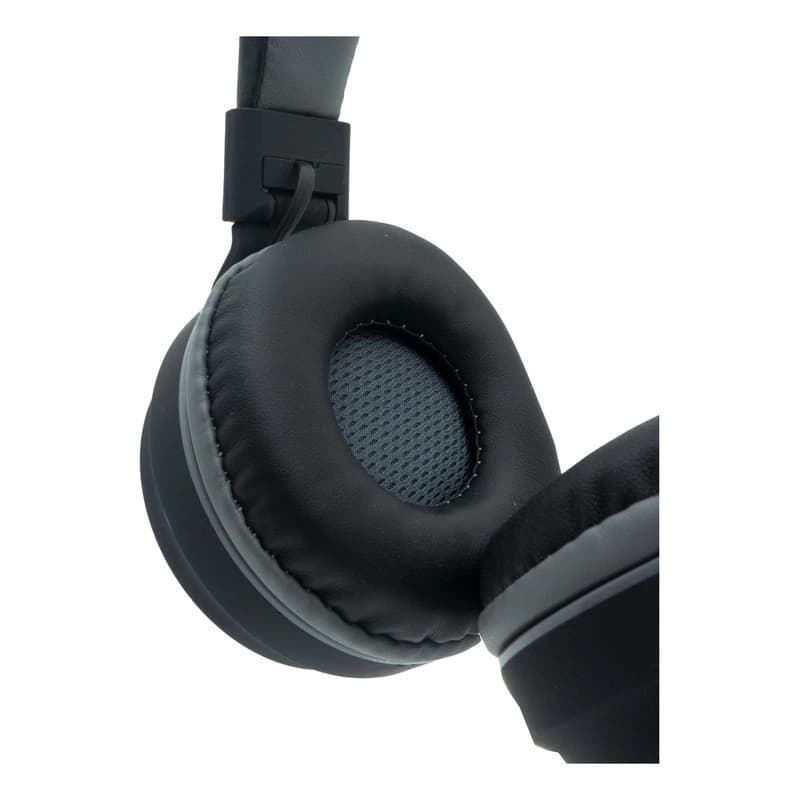 Auriculares Infantiles con Micrófono PRO21 — Para Tablet, Celular y PC — Negro con Rojo