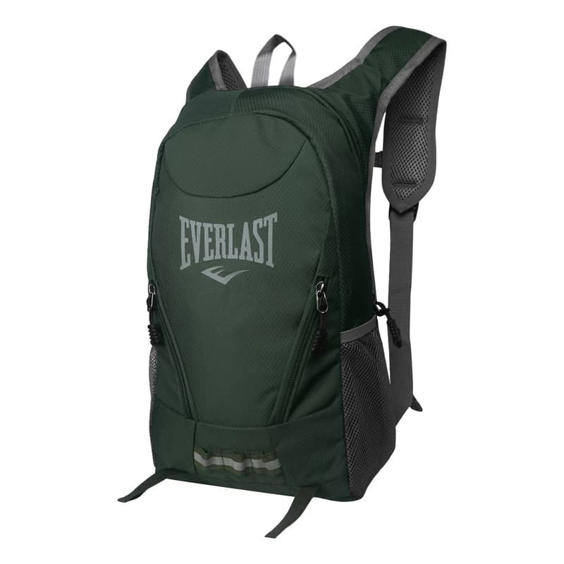 Mochila Running Everlast 12L liviana con cincha pectoral y salida de hidratación — Negro 22186 / Liso