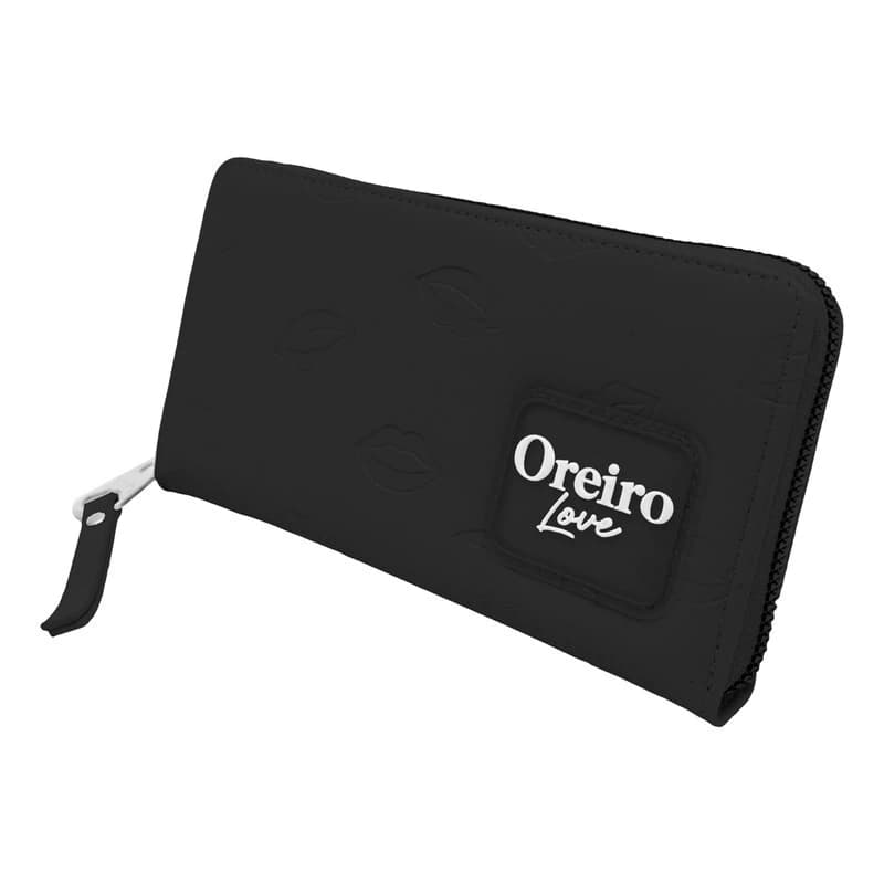 Billetera Mujer Las Oreiro Love Cuero PU con Monedero y Tarjetero