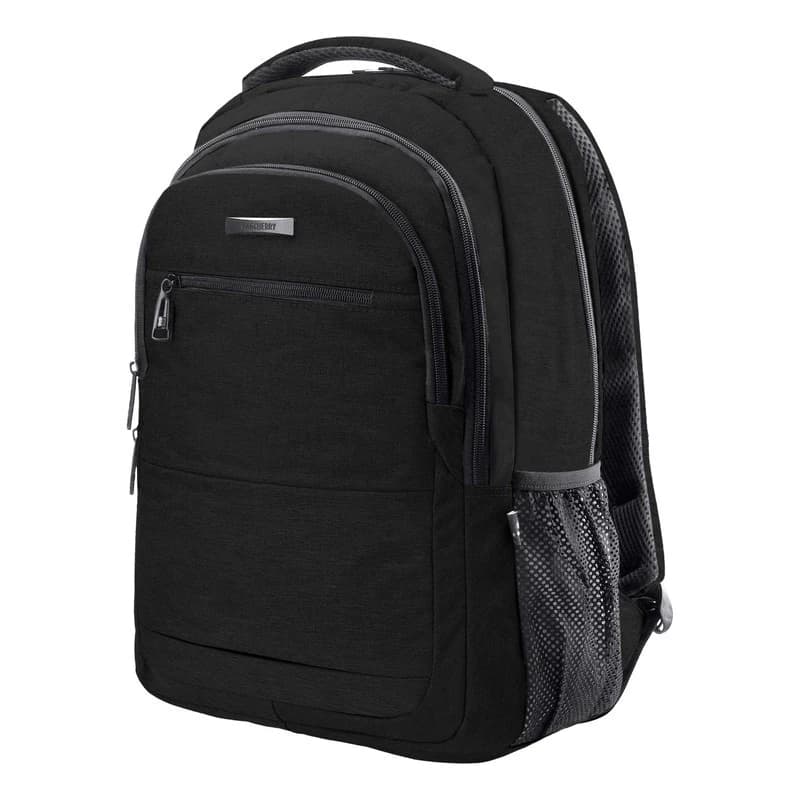 Mochila Bagcherry Urbana Unisex 430015 15.6 Para Notebook — Negro / Liso
