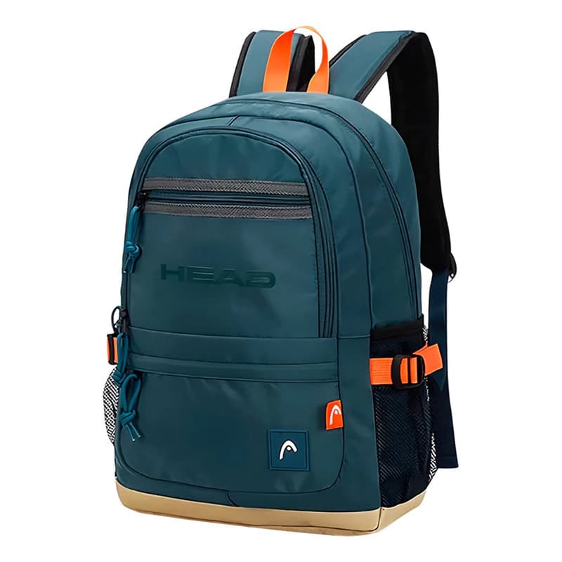 Mochila Urbana Head Porta Notebook 15,6" Reforzada con Air Mesh — Turquesa Oscuro 21872 / Lisa