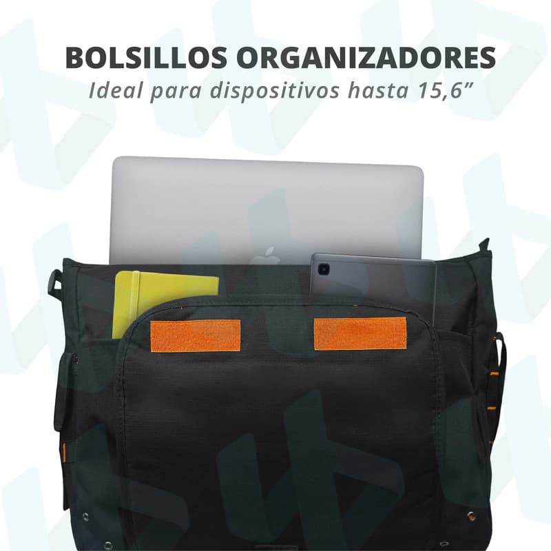 Morrales De Hombre Mujer Bandolera Urbana Cruzada Bolsillos
