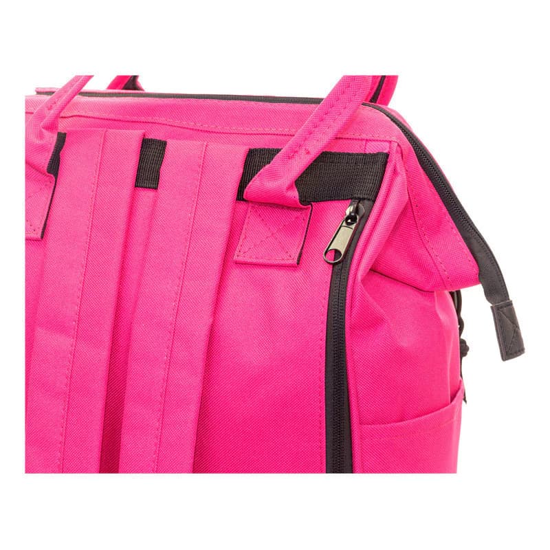 Mochila Urbana Everlast Nylon 18L Fucsia Reforzada con Antirrobo