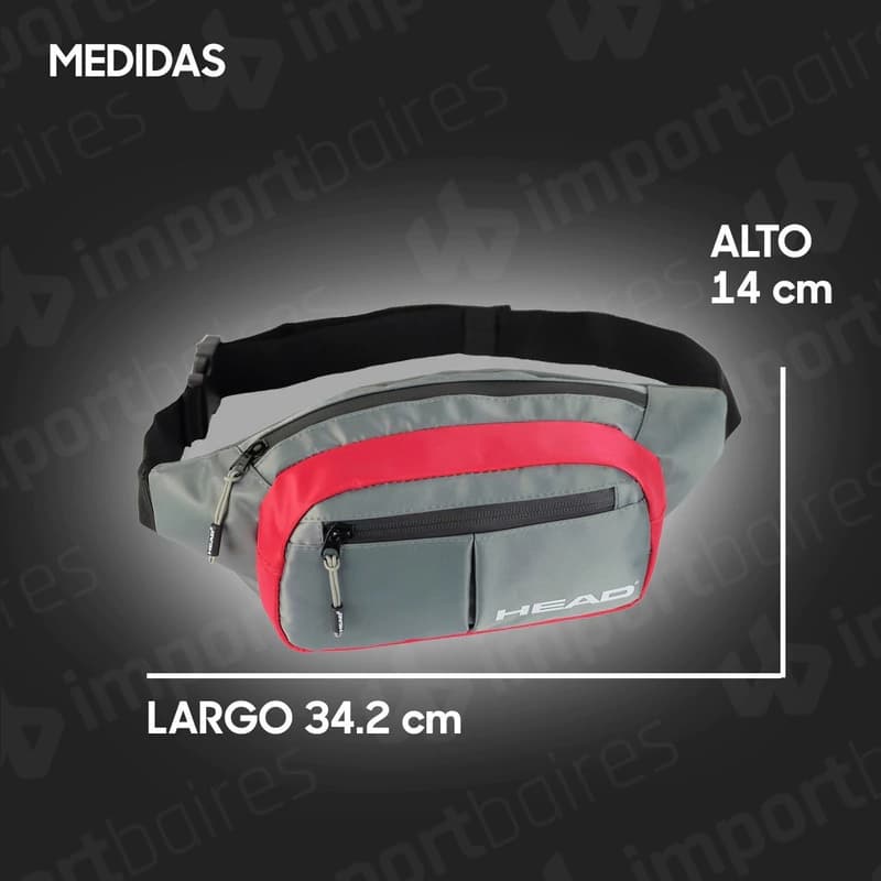 Riñonera deportiva Head para celular - Running y uso diario, hombre y mujer — Rojo