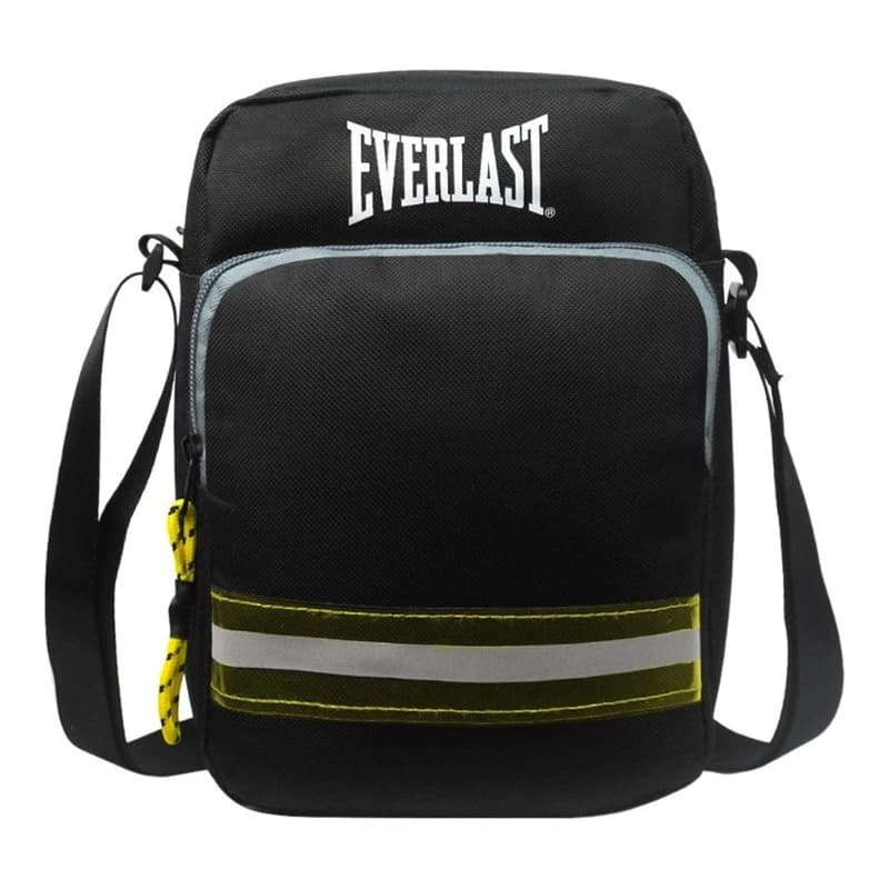 Morral Tipo Bandolera Everlast Moda Urbana Importado — Negro 27117 / Negro / Liso