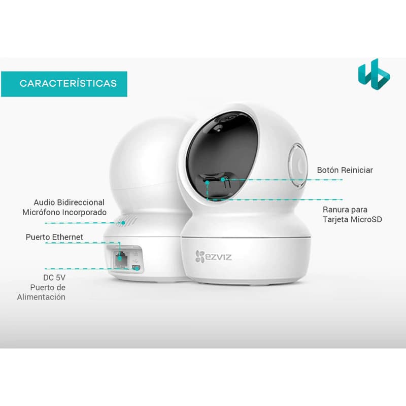 Combo X3 Cámara Seguridad Ezviz C6n Visión Nocturna Wifi 360