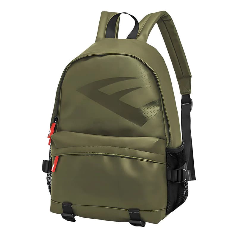 Mochila Porta Notebook Everlast Urbana Cuero PU Verde Militar 15,6" 14L