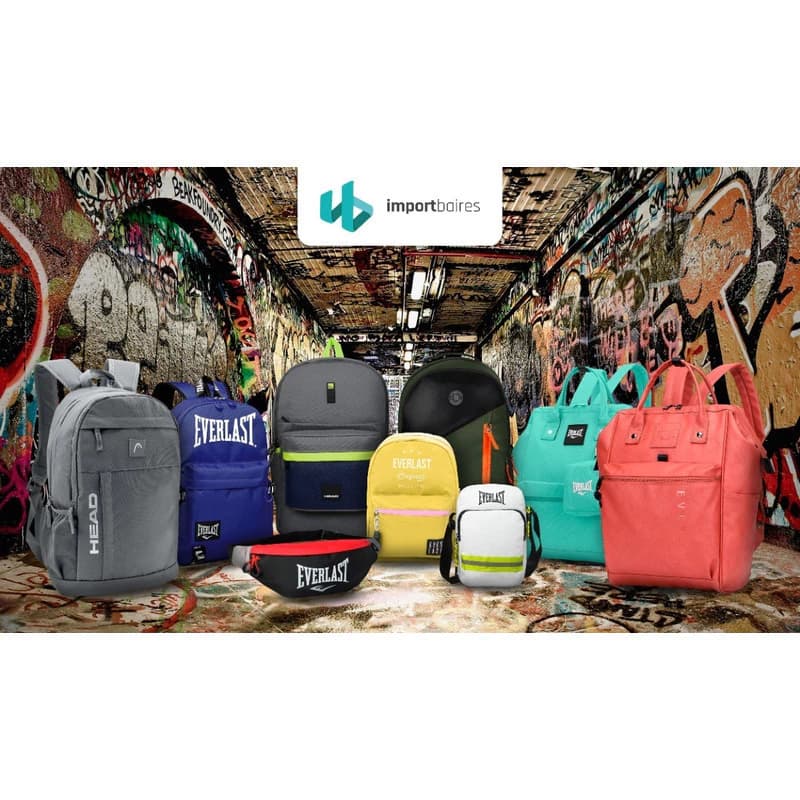 Billetera Everlast Cuero PU con Cierre | 6 Compartimentos para Tarjetas — Azul con negro 26868